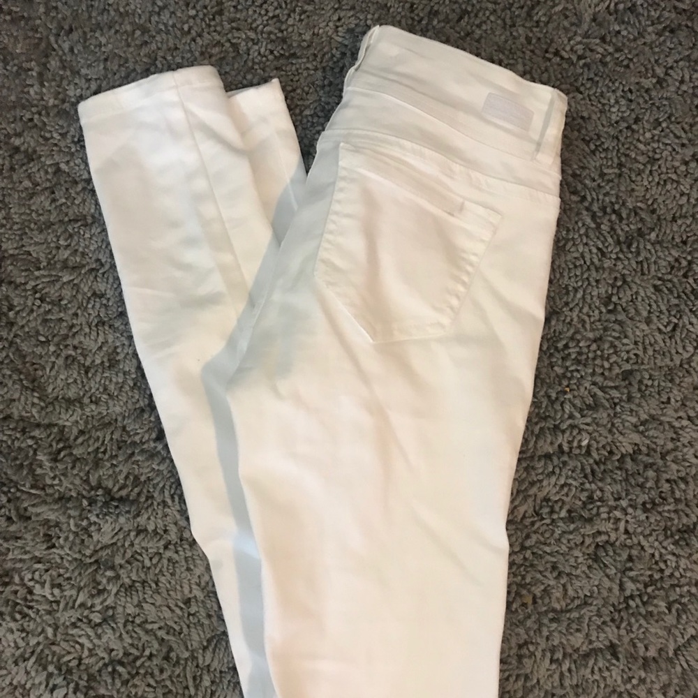 White Skinny Pants Size 00/0.